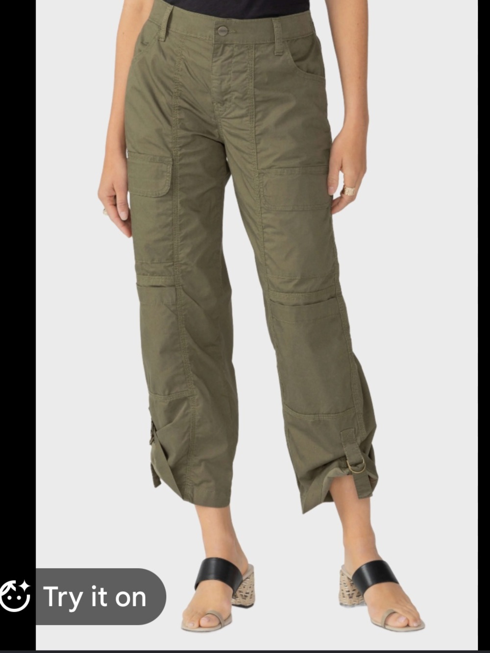 Sanctuary Cali Cargo Olive Green Cargo Pants